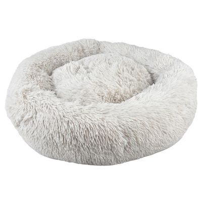 Duvo+ cozy donut bed grijs L - 60x60x17cm