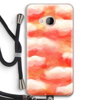 Lichte Wolken: HTC U Play Transparant Hoesje met koord