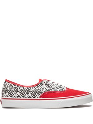 Vans baskets Authentic - Rouge