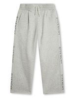 Givenchy Kids pantalon à logo imprimé - Gris - thumbnail