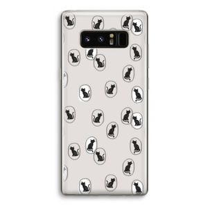 Miauw: Samsung Galaxy Note 8 Transparant Hoesje