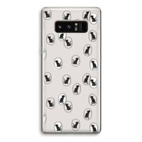 Miauw: Samsung Galaxy Note 8 Transparant Hoesje