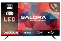 Salora 43FDB200 tv 109,2 cm (43") Full HD Zwart 230 cd/m² - thumbnail