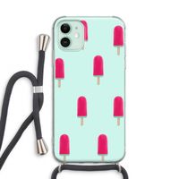 Waterijsje: iPhone 11 Transparant Hoesje met koord Waterijsje: iPhone 11 Transparant Hoesje met koord
