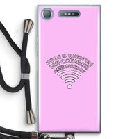 Home Is Where The Wifi Is: Sony Xperia XZ1 Transparant Hoesje met koord