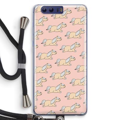 Ponys: Honor 9 Transparant Hoesje met koord