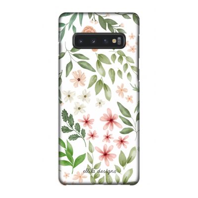 Botanical sweet flower heaven: Samsung Galaxy S10 4G Volledig Geprint Hoesje