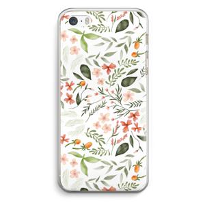 Sweet little flowers: iPhone 5 / 5S / SE Transparant Hoesje