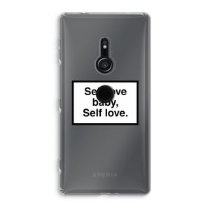 Self love: Sony Xperia XZ2 Transparant Hoesje