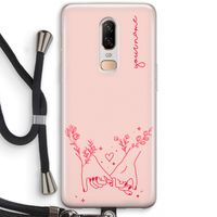 Best Friends: OnePlus 6 Transparant Hoesje met koord