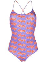 Natasha Zinko maillot de bain Angry imprimé - Violet - thumbnail