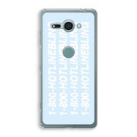 Hotline bling blue: Sony Xperia XZ2 Compact Transparant Hoesje