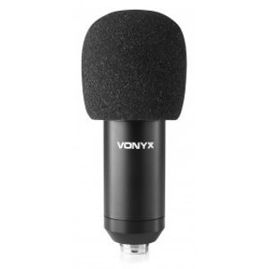 Vonyx CMS300B USB Studio microfoon met verstelbare arm - Zwart