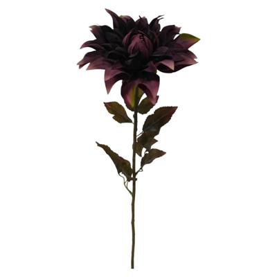 Kunstbloem Dahlia paars 79x20x20cm