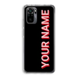 Namecase: Xiaomi Redmi Note 10 Pro Transparant Hoesje