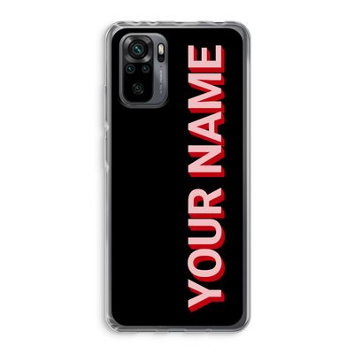Namecase: Xiaomi Redmi Note 10 Pro Transparant Hoesje