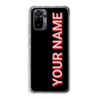 Namecase: Xiaomi Redmi Note 10 Pro Transparant Hoesje Namecase: Xiaomi Redmi Note 10 Pro Transparant Hoesje