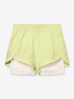 Praktische 2-in-1 short MATEIDIE MINI A TURE lichtgeel