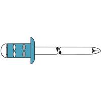 Gesipa 1433911 Popnagel (Ø x l) 4 mm x 10 mm RVS RVS RVS PolyGrip® 500 stuk(s)