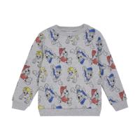 Minymo Jongens sweatshirt AOP - Grijs melange