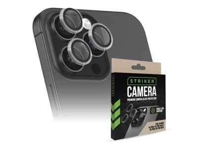 Striker Striker Single Lens Glass Camera Protector - Transparent - Apple iPhone 14 Pro/14 Pro Max/16 Pro/16 Pro Max