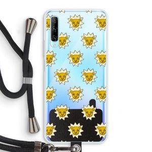 Leeuwenkoppen: Huawei P Smart Pro Transparant Hoesje met koord
