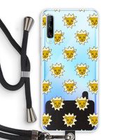 Leeuwenkoppen: Huawei P Smart Pro Transparant Hoesje met koord