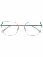 Mykita lunettes de vue à design colour block - Vert