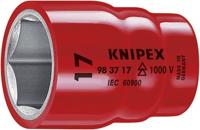 Knipex dop voor ratel (dubbele zeskant) | met binnenvierkant | 1/2" - 98471