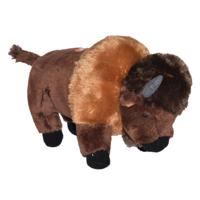 Wild Republic pluche knuffel Bizon/buffel - bruin - 20 cm - Dieren knuffels