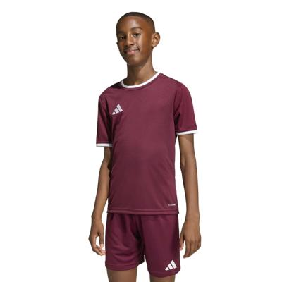 adidas Entrada 26 Voetbalshirt Kids Donkerrood Wit