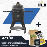 GRLLR Ember PRO 23 Charocal Black Kamado BBQ Mat Zwart