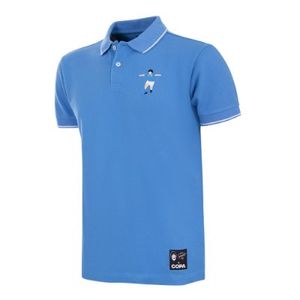 Maradona X COPA Napoli Embroidery Poloshirt - Blauw