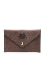 ETRO Pegaso paisley-jacquard wallet - Marron - thumbnail