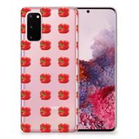 Samsung Galaxy S20 | Siliconen Case | Paprika Red