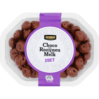 Jumbo Melk Chocolade Rozijnen 210g