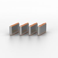 Lindy 40428 poortblokker Poortblokkeersleutel USB Type-C Grijs, Oranje 4 stuk(s) - thumbnail