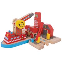 Houten rails - brandweerhaven