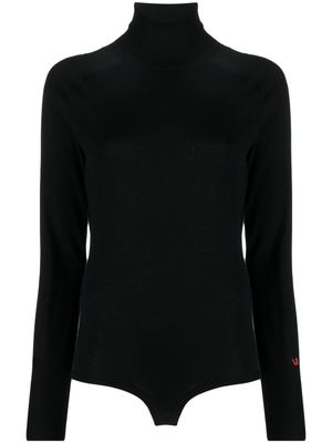 Victoria Beckham pull en laine mérinos à col roulé - Noir