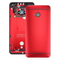 Achterzijde van de behuizing voor de HTC One M7 / 801e(Red)