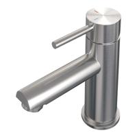 Brauer Brushed Edition Lage Opbouw Wastafelmengkraan Model A RVS Geborsteld PVD