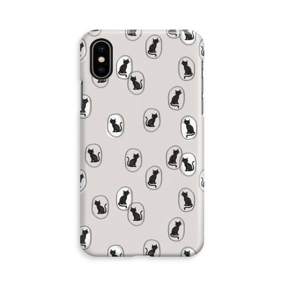 Miauw: iPhone X Volledig Geprint Hoesje