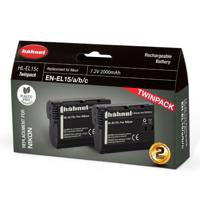 Hähnel HL-EL15HP Ultra Twin Pack - Nikon EN-EL15 OUTLET