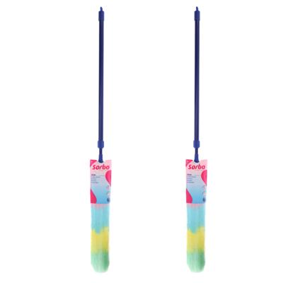 Sorbo Plumeau - multikleur - kunststof - 115 cm - met telescoopsteel