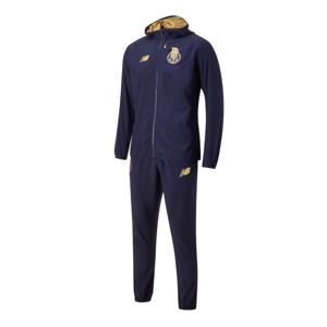 New Balance FC Porto Travel Trainingspak Full-Zip Hooded 2025-2026 Donkerblauw Goud
