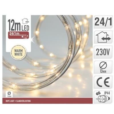 LED slangverlichting - 12 meter - warm wit licht - voor buiten - kerstverlichting