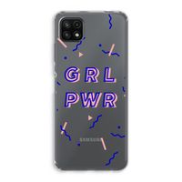 GRL PWR: Samsung Galaxy A22 5G Transparant Hoesje