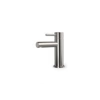 Hotbath BUDDY Wastafelmengkraan - laag model - Geborsteld nikkel B103GN