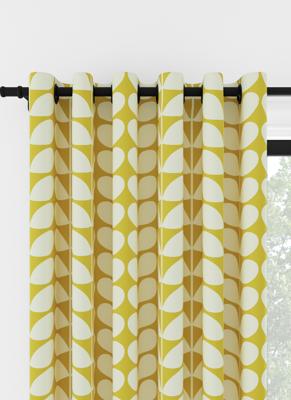 Orla Kiely - Ringgordijn - Solid Stem Yellow