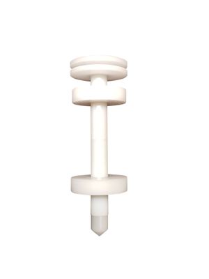 Q-bic Line As tbv 2-rols toiletrolhouders (Qbic, Wings, PlastiqLine)